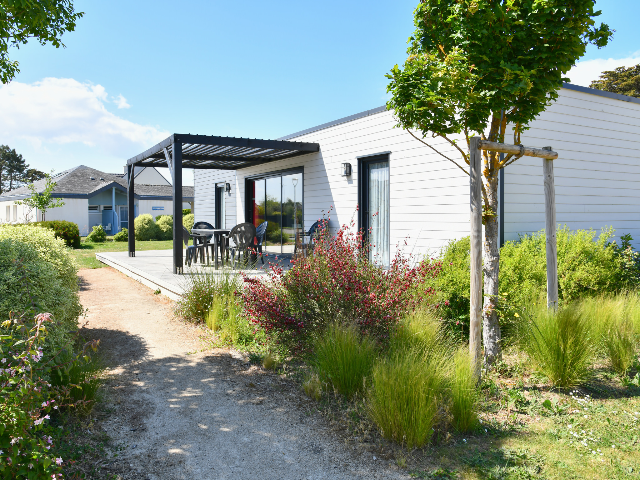 Chalet 4/6 personnes - Extérieur avec terrasse  - La Pierre Bleue